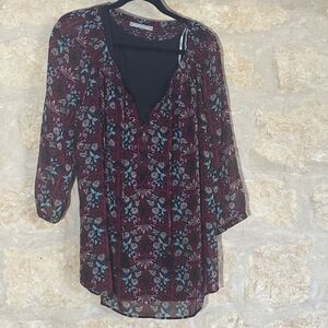 Daniel Rainn Wilcox Tie Neck Blouse 2x Stitch Fix NWT